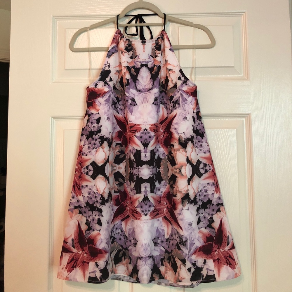 Revolve Exclusive patterned halter dress!